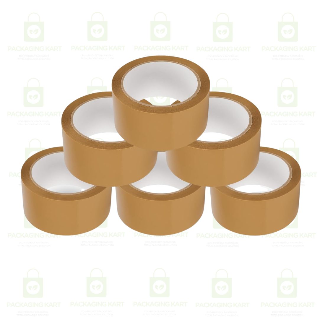 2 Inch X 100 Meters Heavy Duty Brown BOPP Tape Roll – High Strength Packaging Tape for Shipping & Moving