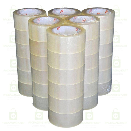 0.75 Inch X 100 Meters Premium White BOPP Packing Tape – Strong Adhesive for Carton Sealing & Packaging