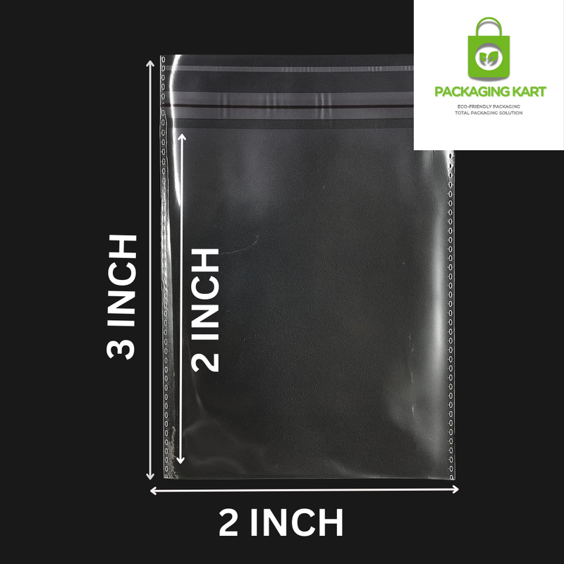 2X3 51 Micron Transparent BOPP Bags for Jewellery Packing – Premium Quality