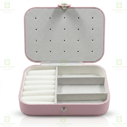 Premium 2 Step Jewellery Box for Women – Velvet Organizer Gift Case for Rings, Earrings & Necklace