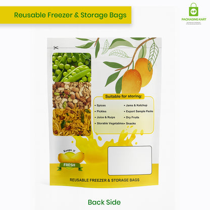 Reusable Ziplock Bags for Home Storage – Safe for Food & Organizing