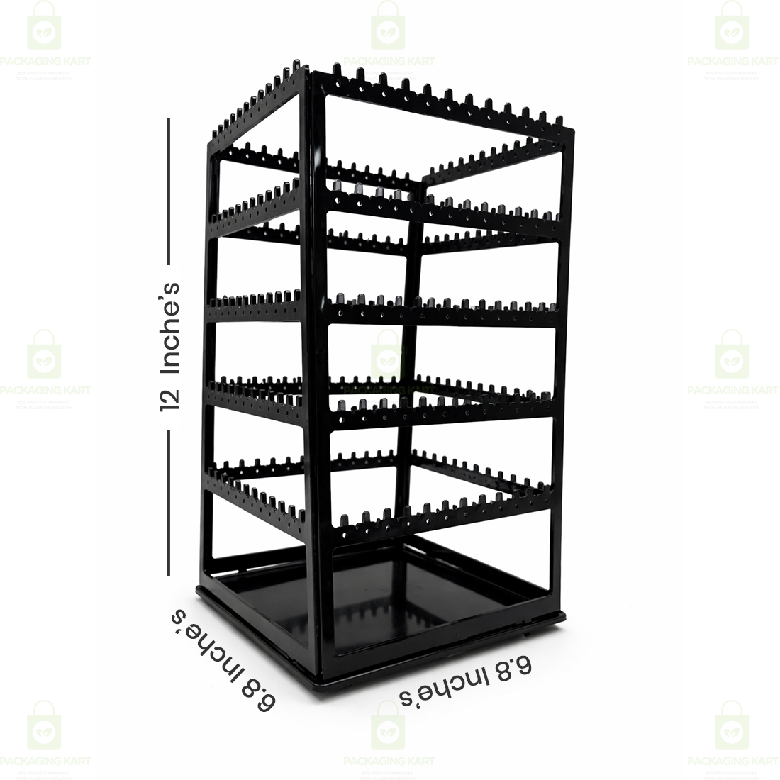 360° Rotating Earring Display Stand – Jewelry Organizer Rack for Earrings & Accessories