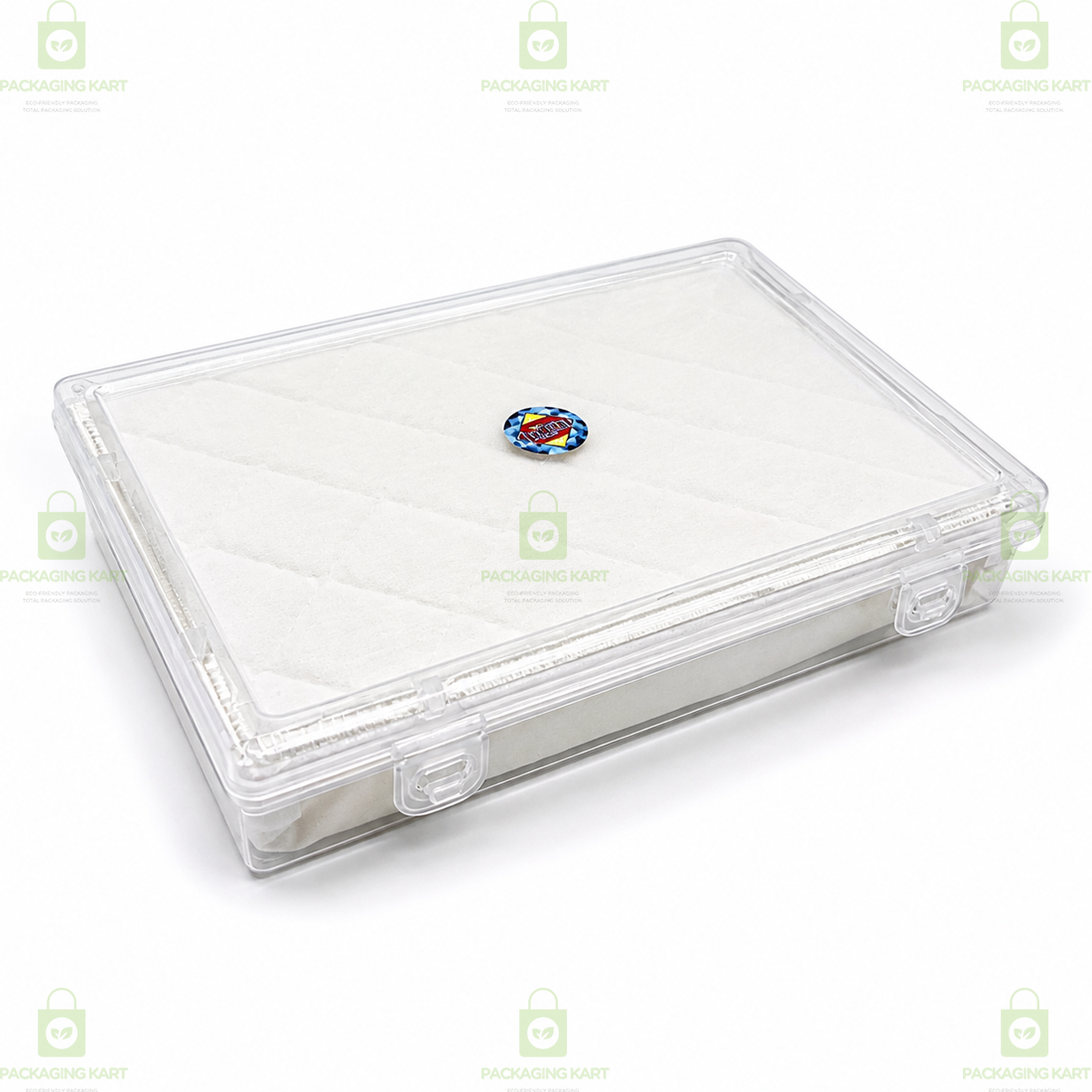 Transparent 6 Slot Jewellery Organizer Box with Soft Cushion Cotton | Protective Storage