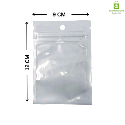 Premium White Zipper Bags for Kitchen Food Storage