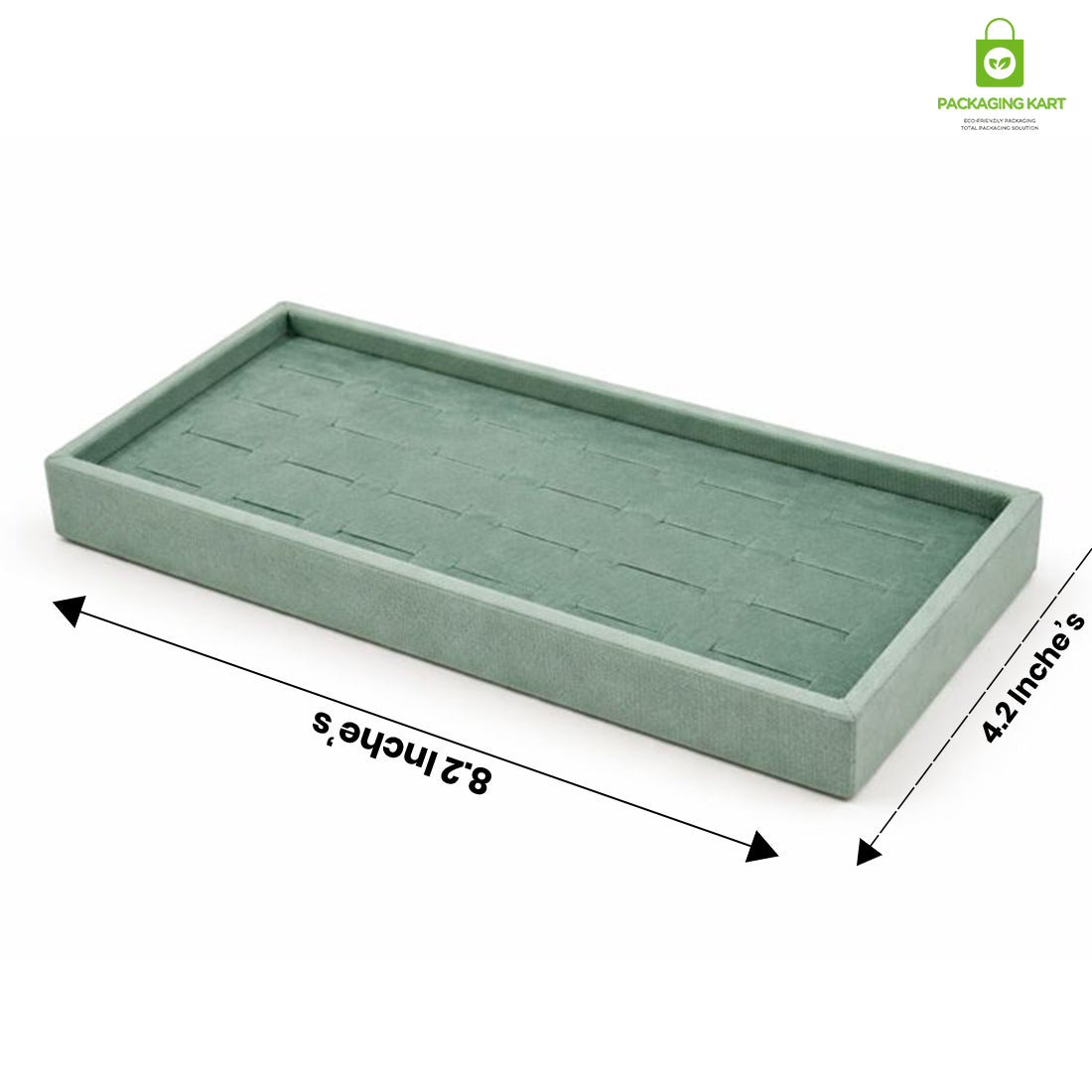 Premium Velvet Ring Display Stand with Wooden Base