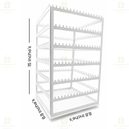 Portable Rotating Earring Stand – 360 Degree Jewelry Storage Organizer