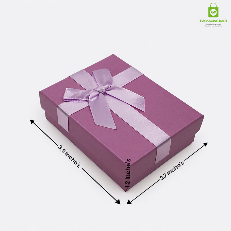 Stylish Purple Jewellery Box – Perfect for Rings, Bracelets & Necklaces