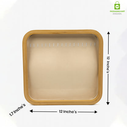 Cream Color Jewellery Tray for Chains, Pendants & Necklaces