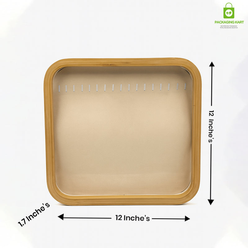 Cream Color Jewellery Tray for Chains, Pendants & Necklaces