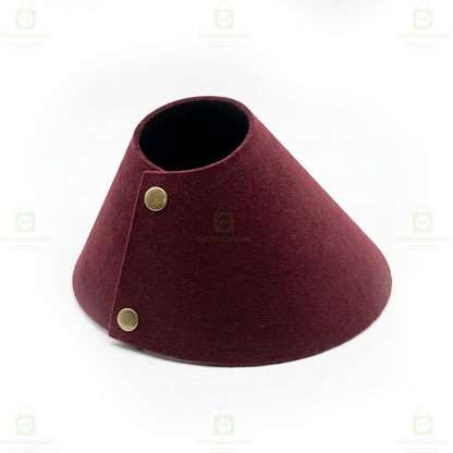 Premium Quality Leather Velvet Foldable Necklace Statue for Jewellery Display | Elegant Necklace Stand