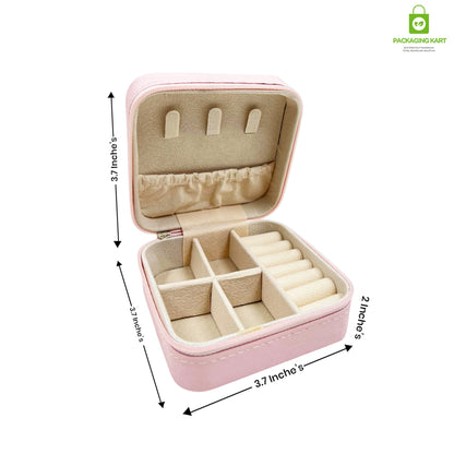 Jewellery Organizer Case for Rings, Earrings, Necklaces & Bracelets