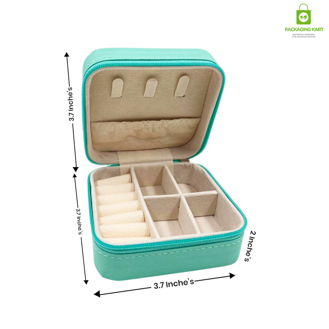 Jewellery Organizer Case for Rings, Earrings, Necklaces & Bracelets