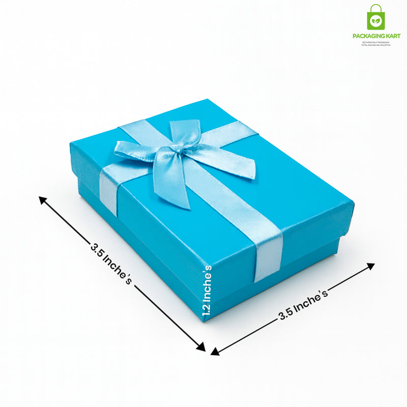 Luxury Blue Jewellery Storage Box with Multiple Compartments