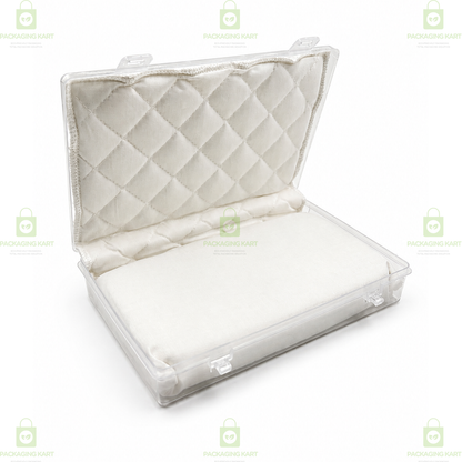 Premium Jewelry Packaging Box with Soft Cotton Cushion Insert
