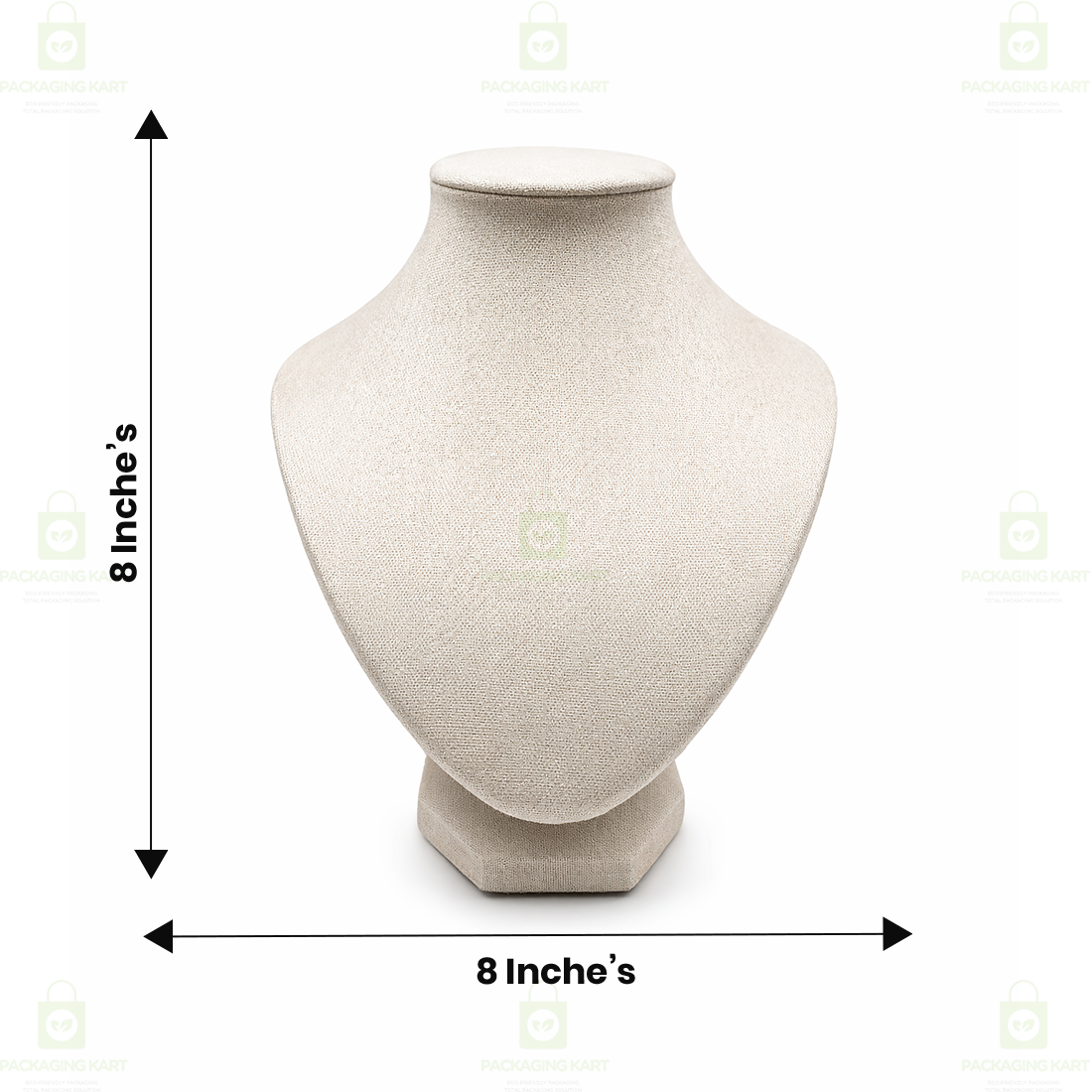 Velvet Jewellery Display Statue Stand for Necklace, Chain & Pendant | Premium Showpiece Organizer