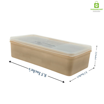 Blue Velvet Plastic Jewellery Display Box – Mangalsutra & Earrings
