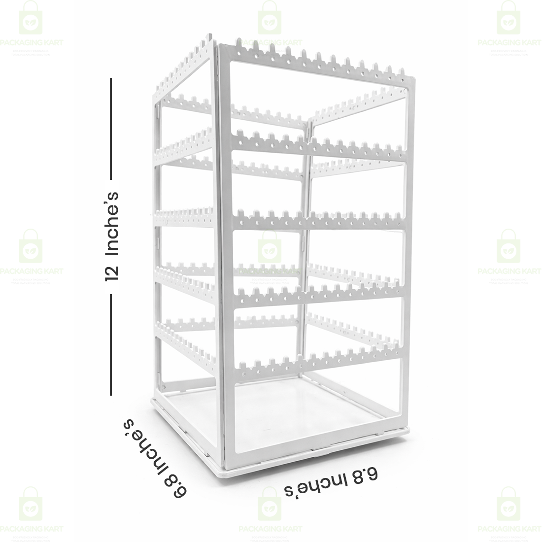 360° Rotating Earring Display Stand – Jewelry Organizer Rack for Earrings & Accessories
