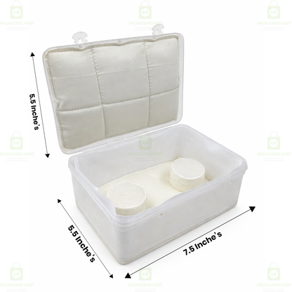 Lightweight Plastic Jewellery Organizer Box with Soft Cotton Cushion for Anti-Oxidation Protection