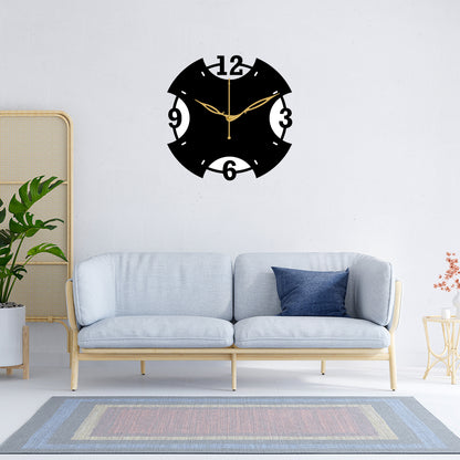 Vintage Wooden Analog Wall Clock for Modern Interiors