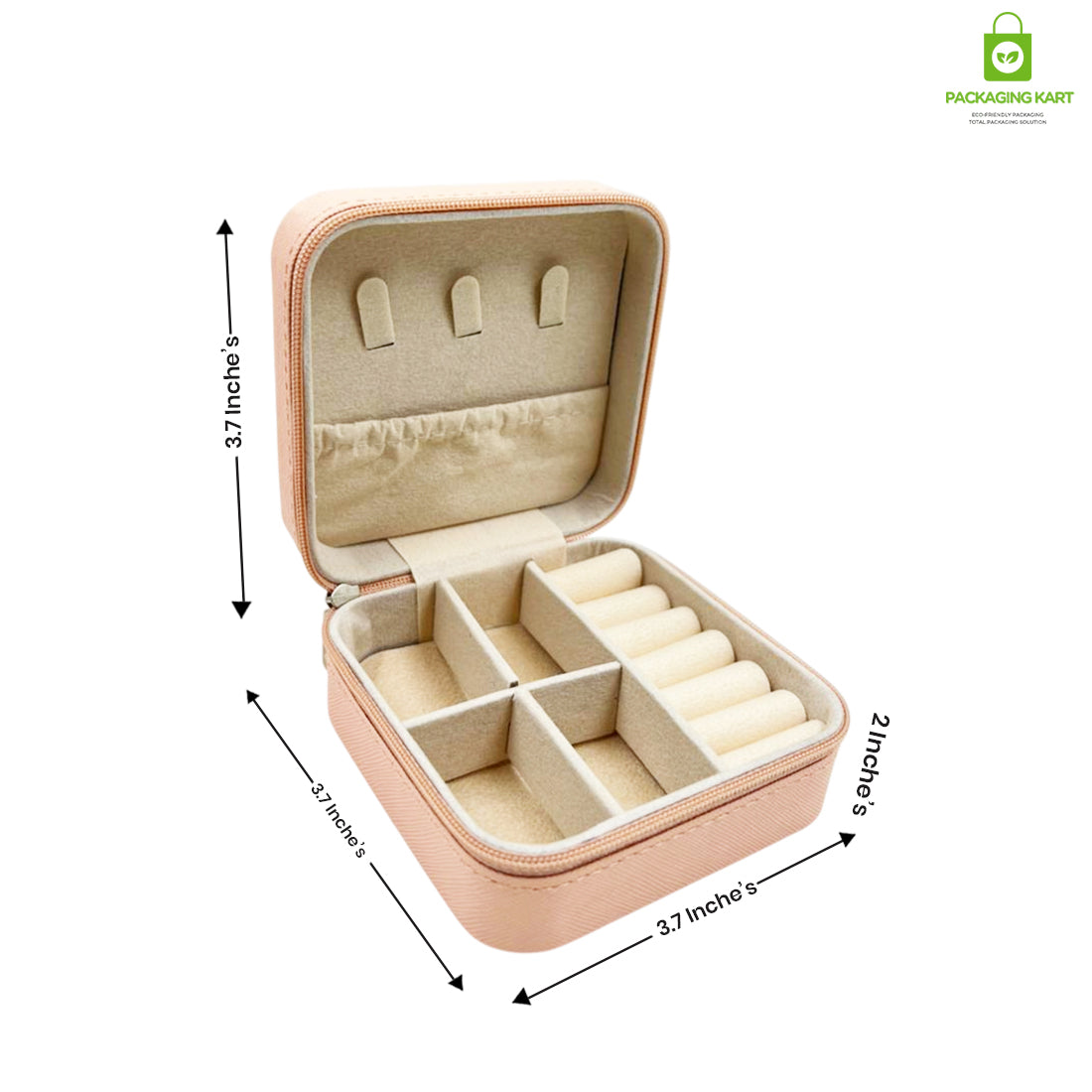 Jewellery Organizer Case for Rings, Earrings, Necklaces & Bracelets