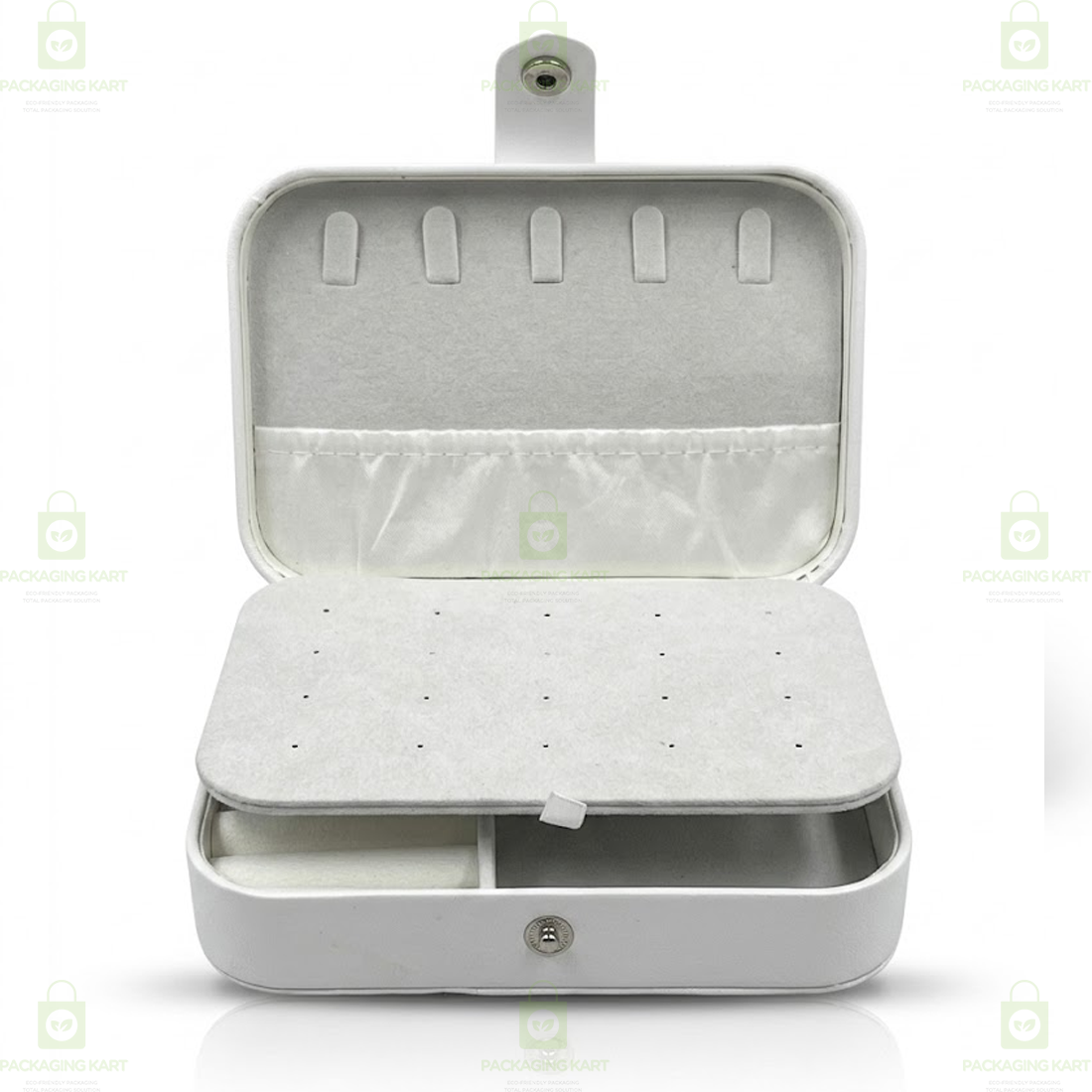 Premium 2 Step Jewellery Box for Women – Velvet Organizer Gift Case for Rings, Earrings & Necklace