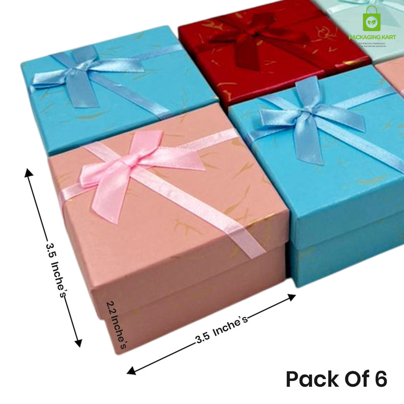 Fancy 6 Pcs Jewellery Organizer Paper Box – Stylish Gift Packaging