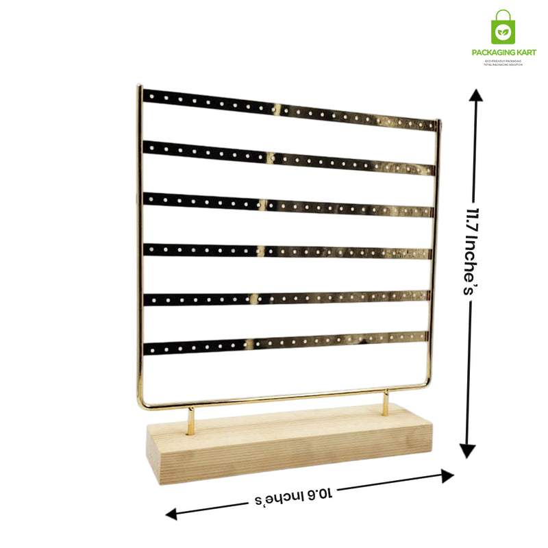 Elegant Cream Earrings Display Tray for Jewellery