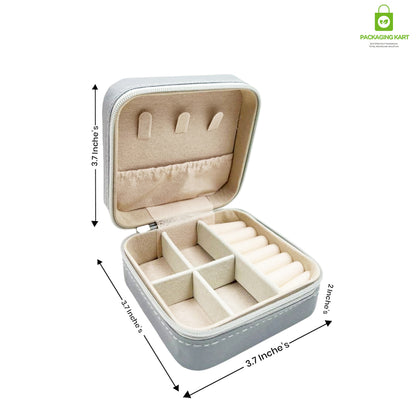 Jewellery Organizer Case for Rings, Earrings, Necklaces & Bracelets