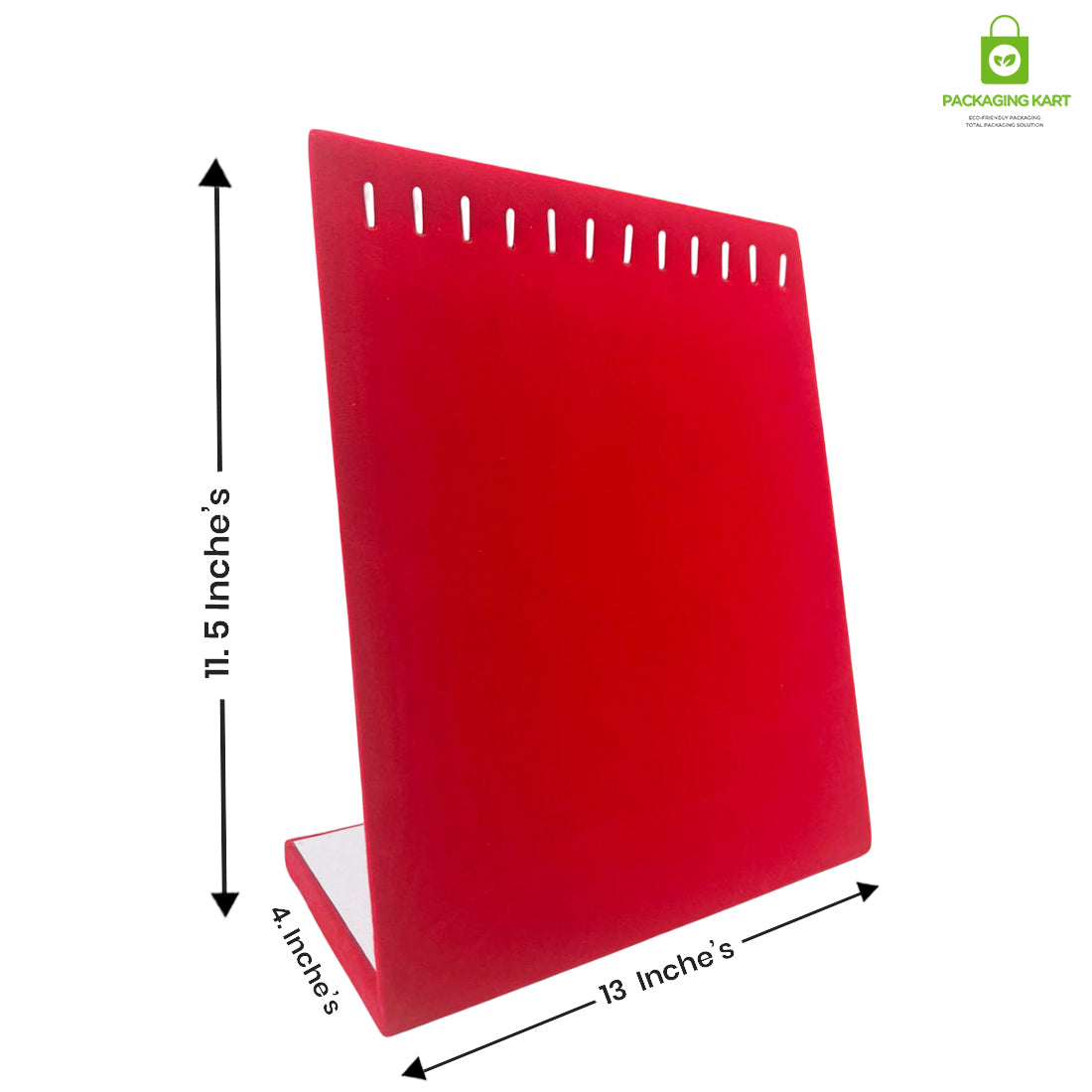 Red Velvet Chain Tray | Luxury Necklace & Chain Holder