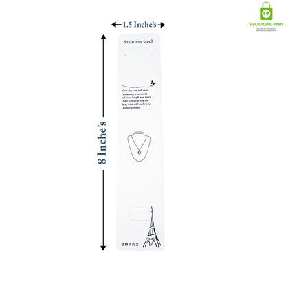 Stylish Multi-Colour Display Cards for Chains & Pendants