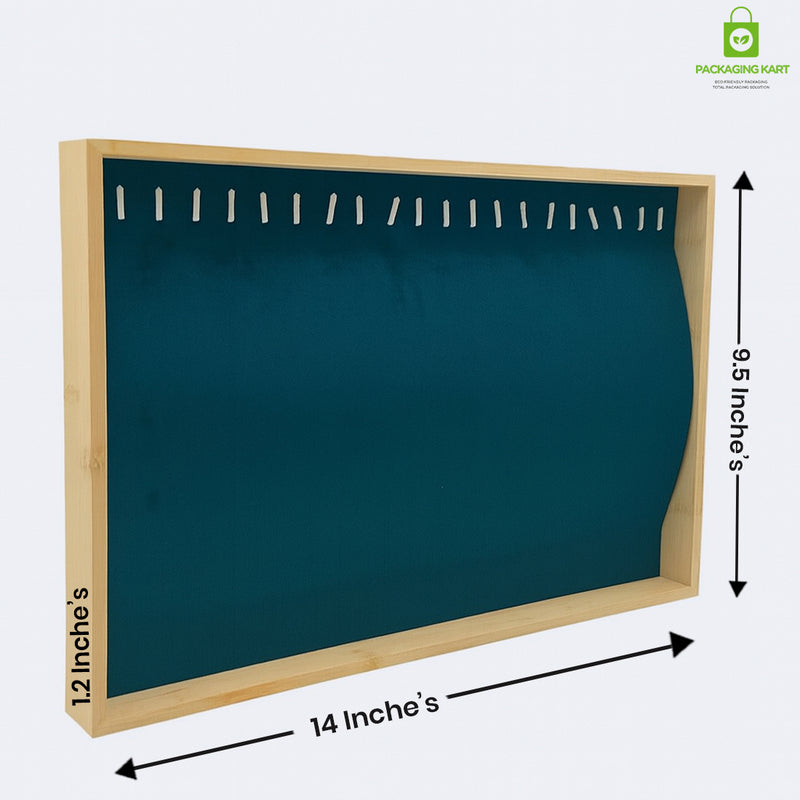 Green Chain Pendant Jewellery Tray – Elegant Display Organizer