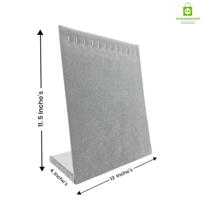 Premium Velvet Chain Display Tray | Elegant Jewelry Storage