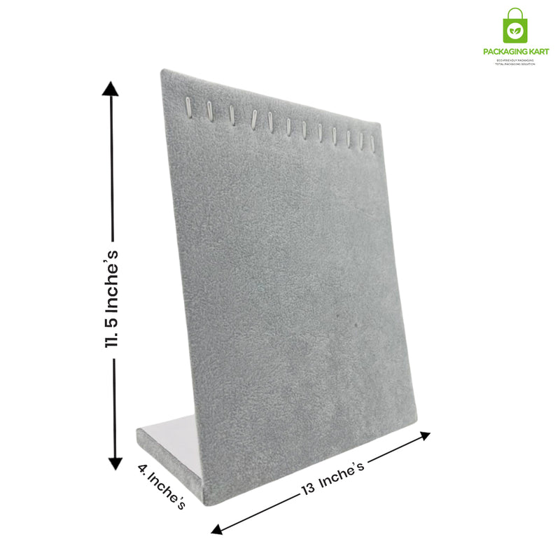 Premium Velvet Chain Display Tray | Elegant Jewelry Storage