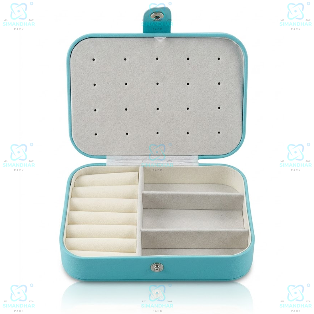 Premium 2 Step Jewellery Box for Women – Velvet Organizer Gift Case for Rings, Earrings & Necklace