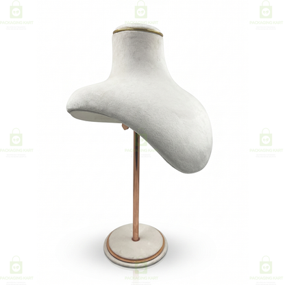 Premium Quality Velvet Foldable Jewellery Necklace Stand | Elegant Necklace Display Holder