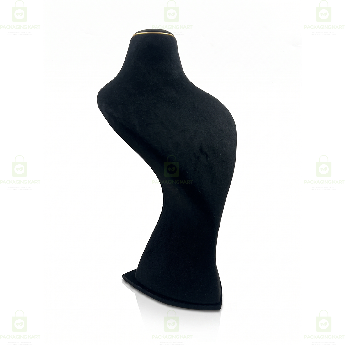 Premium Quality Leather Velvet Necklace Statue for Jewellery Display | Elegant Necklace Stand Holder