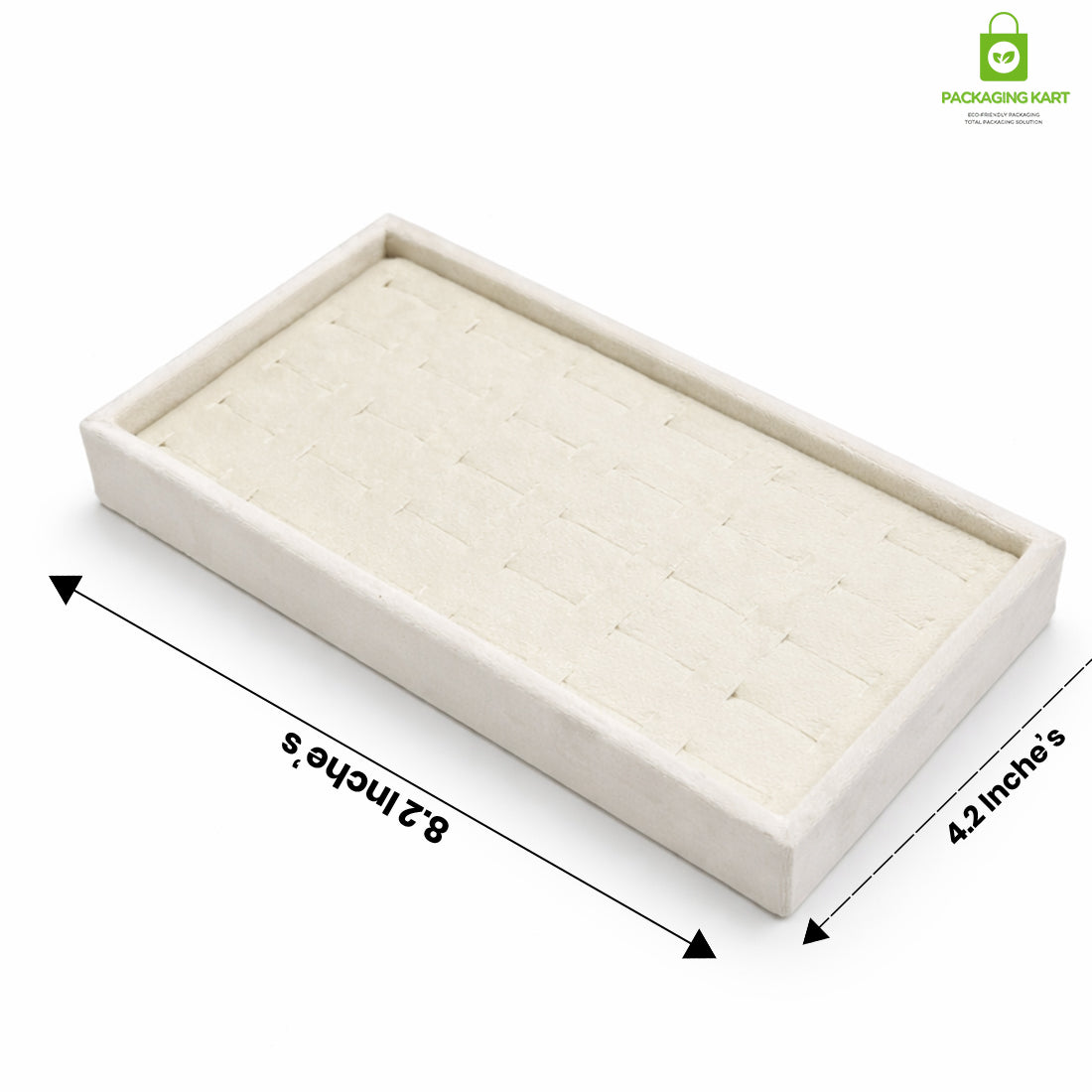 Premium Velvet Ring Display Stand with Wooden Base