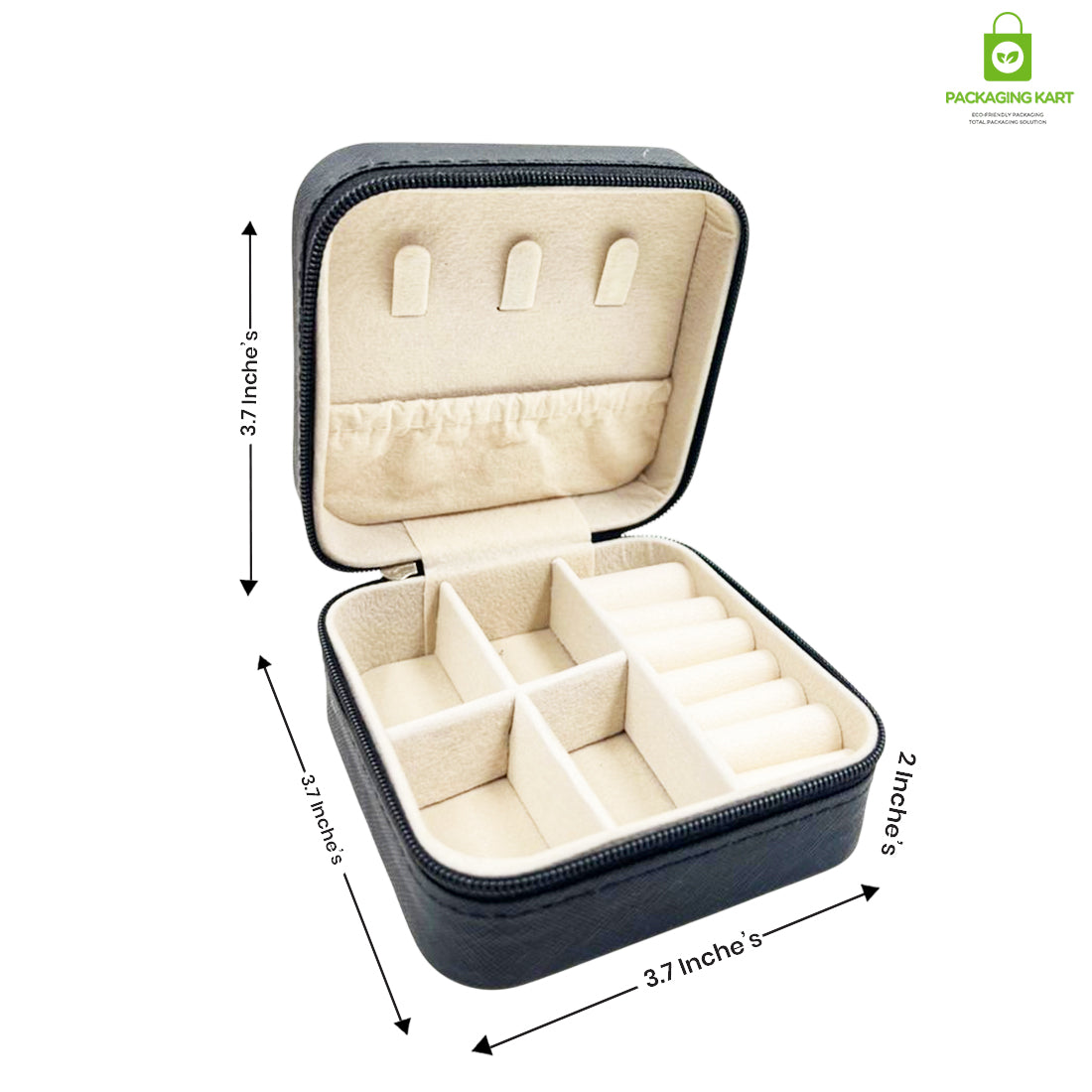 Jewellery Organizer Case for Rings, Earrings, Necklaces & Bracelets