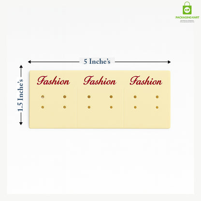 Premium Earrings Display Cards for Jewelry Packaging