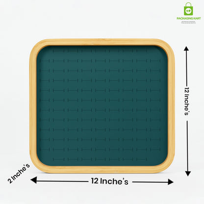 Premium Green Jewellery Ring Tray – Elegant Storage Solution