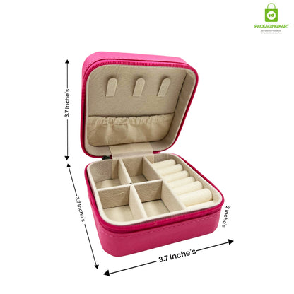 Jewellery Organizer Case for Rings, Earrings, Necklaces & Bracelets