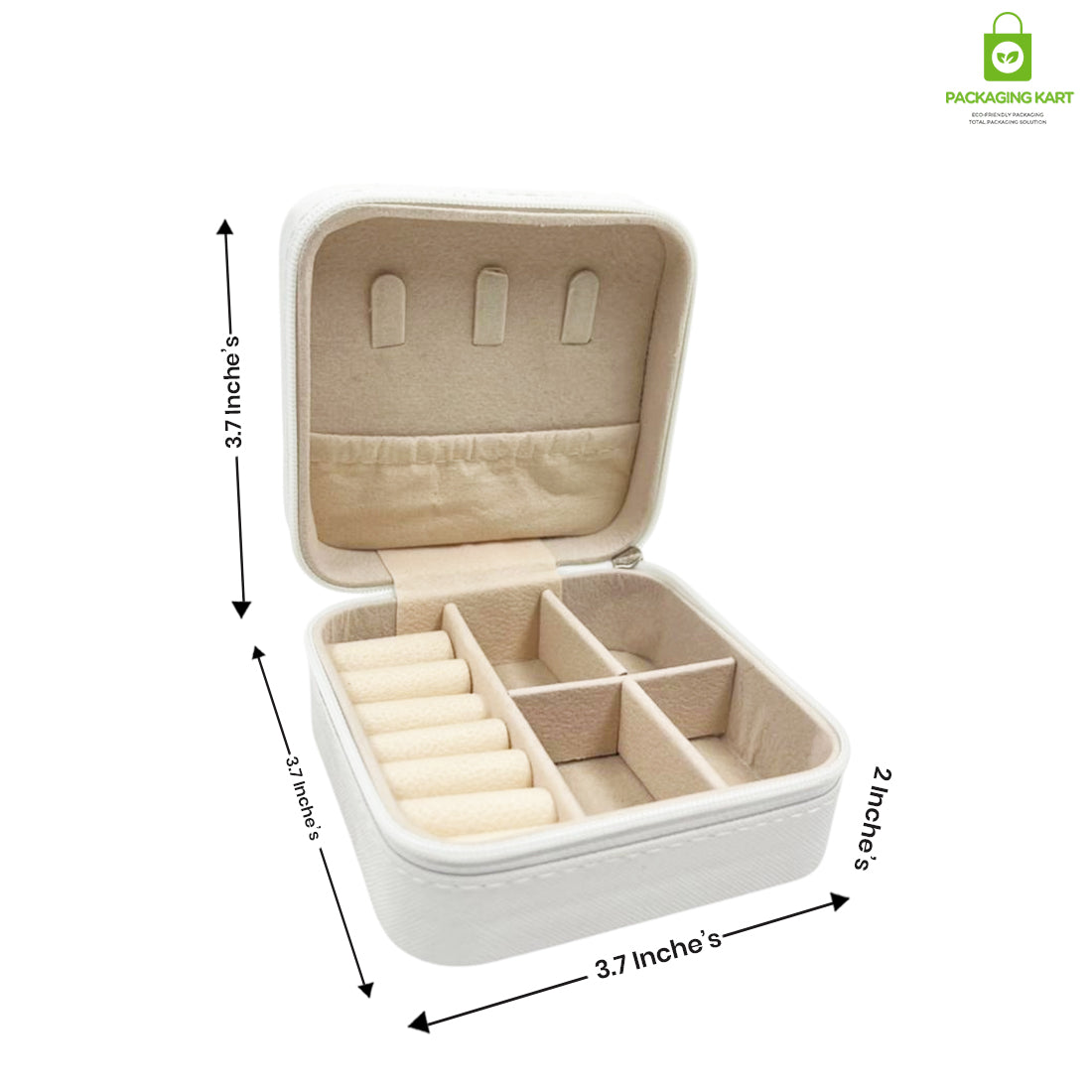 Jewellery Organizer Case for Rings, Earrings, Necklaces & Bracelets