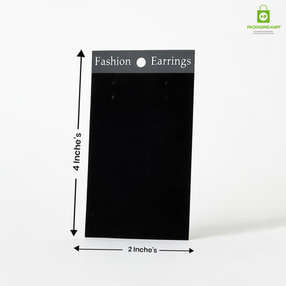 Luxury Black Velvet Display Card | Jewellery Packaging Board