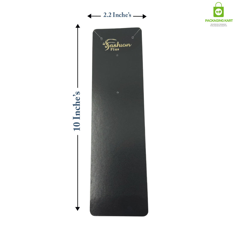Premium Black Set Card for Fashion Jewellery Presentation