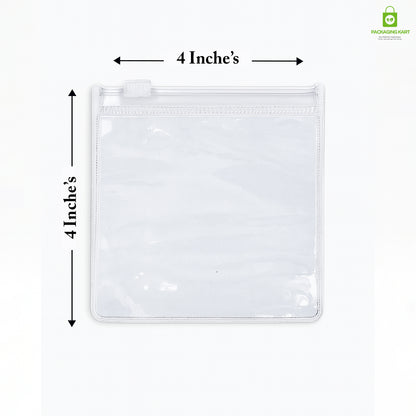 Jewellery Organiser Storage Pouches Clear Zip Lock Cover for Rings, Earings, Necklace, Transparent