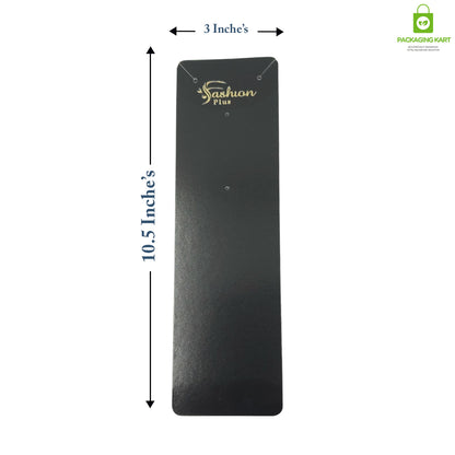 Premium Black Set Card for Fashion Jewellery Presentation