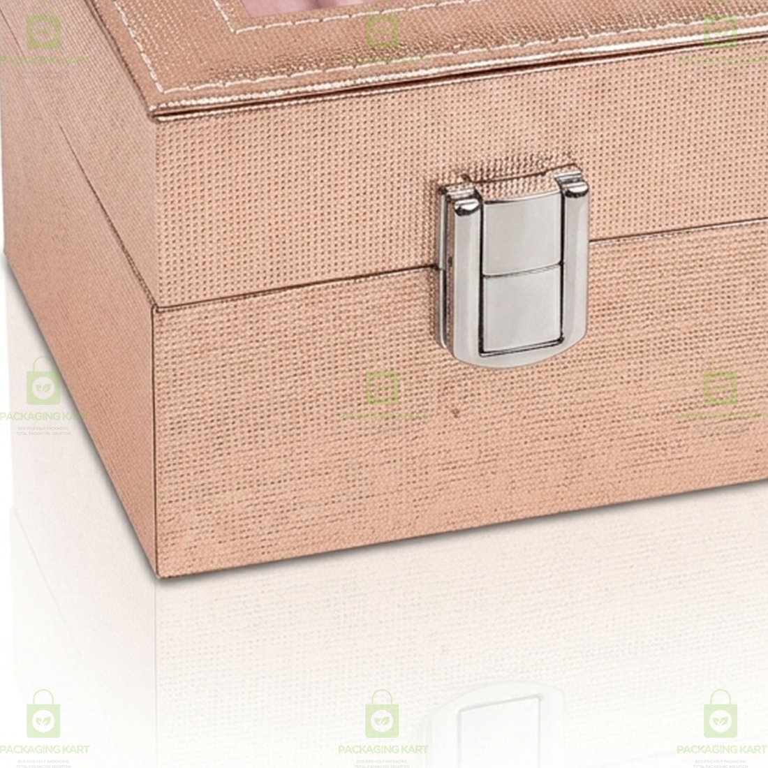 Luxury 2 Slots Watch Organizer Box with Velvet Cushion – Premium Leather Finish