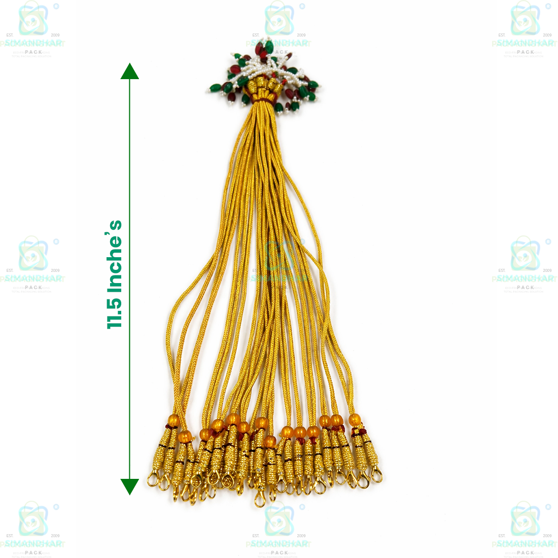 Gold Plated Jewellery Set with Adjustable Dori for Women & Girls