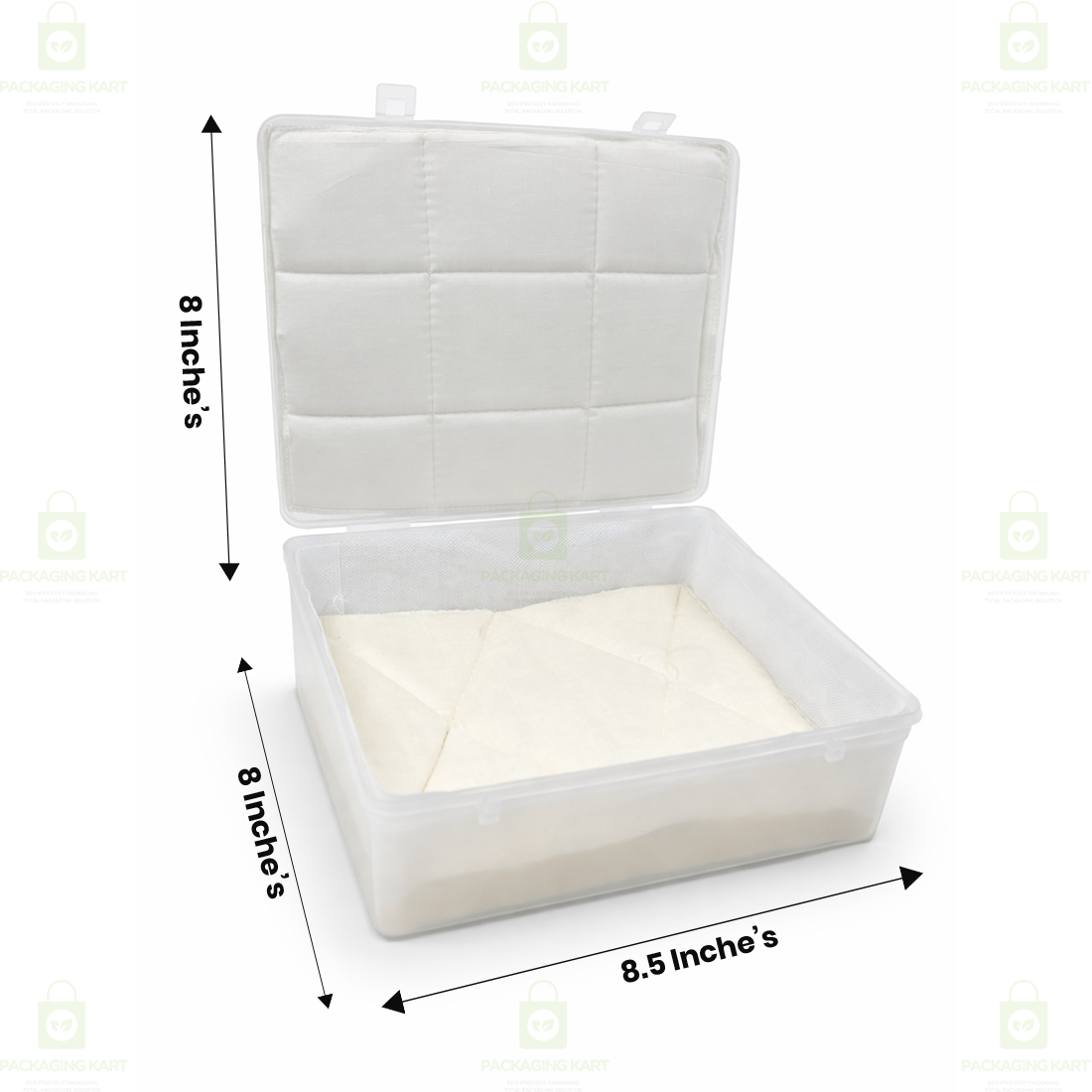 Compact Plastic Jewellery Organizer with Cushion Cotton Padding – Anti Tarnish Storage Box
