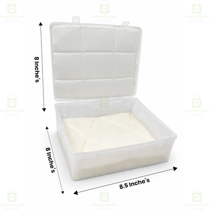 Compact Plastic Jewellery Organizer with Cushion Cotton Padding – Anti Tarnish Storage Box